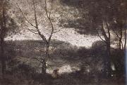 Jean Baptiste Camille  Corot Ville-d'Avray (mk11) oil on canvas
